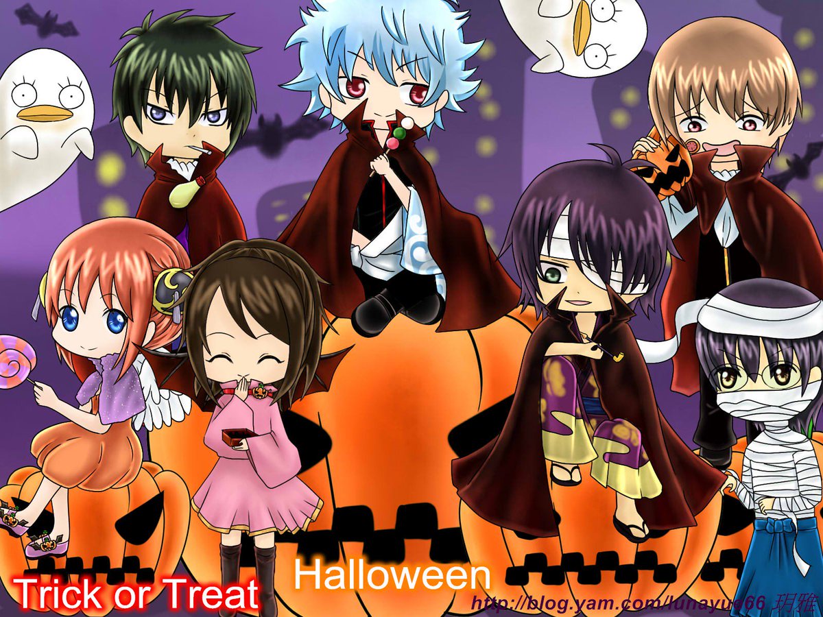 玥雅auf Twitter 志村妙生誕日x萬聖節 銀魂 Gintama Halloween 志村妙 志村妙生誕祭16 志村妙生誕祭 神樂 志村新八 坂田銀時 高杉晋助