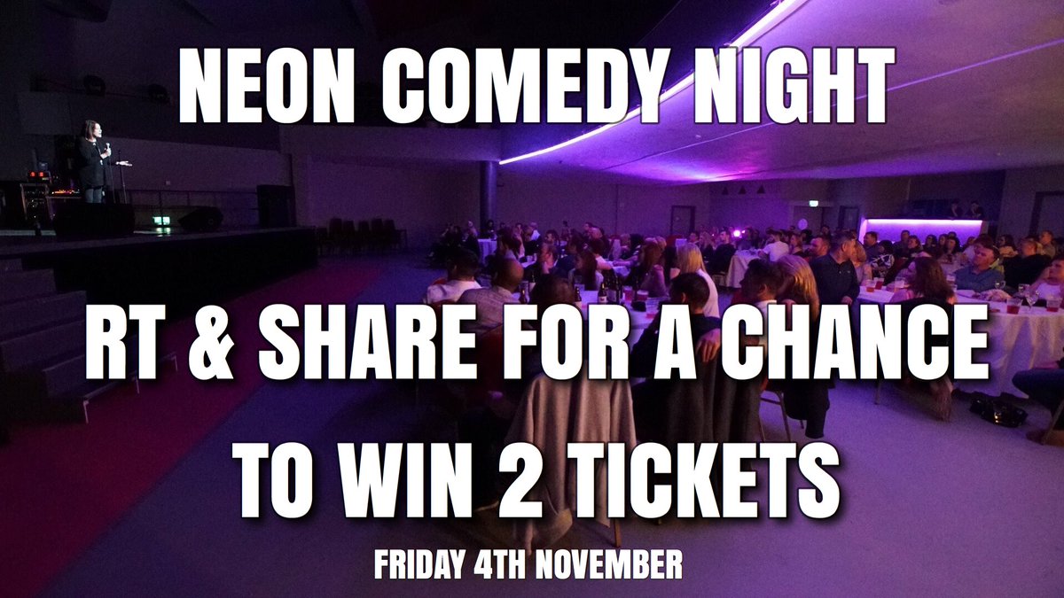 NewportNeon's tweet photo. **COMPETITION**

A CHANCE TO WIN NEON COMEDY NIGHT TICKETS!! RT &amp; FAV https://t.co/dsZhTJ7unG