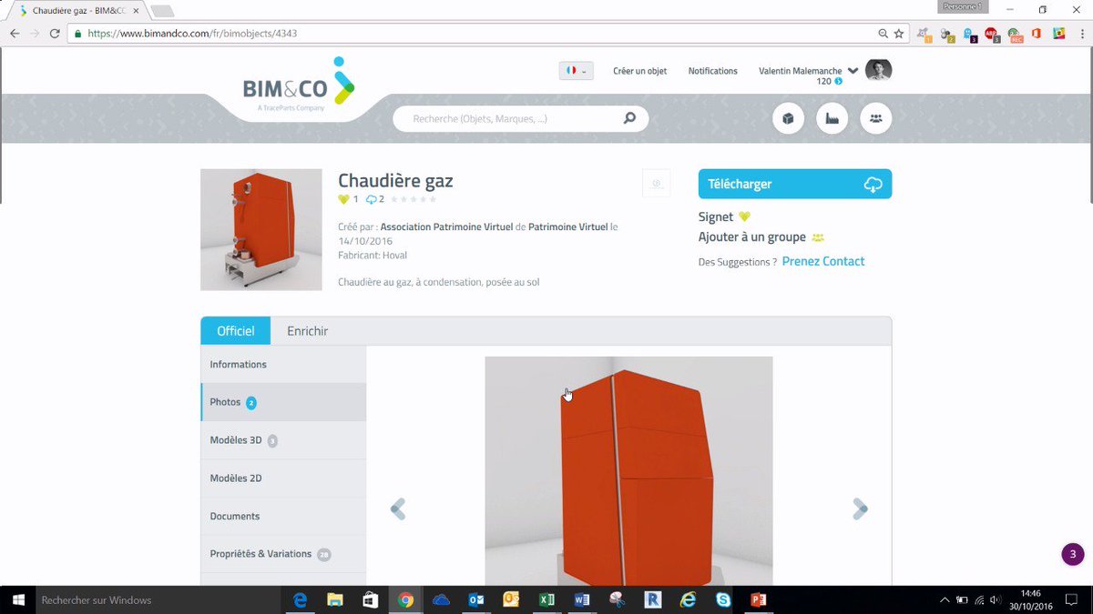 bimandco's tweet photo. #MEPmodeler looking for a gas boiler ? Visit @PierreF37 's objects on our website ==> https://t.co/3hsrMOucuT https://t.co/K5CvUJn8ph