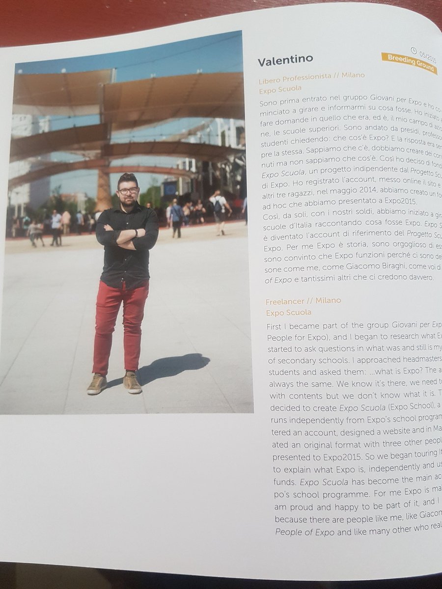 Un anno fa finiva <a href="/Expo2015Milano/">Expo Milano 2015</a>. <a href="/peopleofexpo/">People of Expo</a> ne ha raccontato storie e legami. A ciascuno di noi il compito di continuarne la missione.