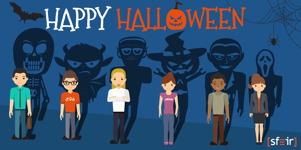 SFEIR's tweet image. Happy Halloween everyone! 🎃 #SFEIRCode #Halloween