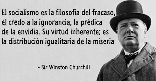 PullbackES's tweet photo. Ya lo decía Sir Winston Churchill, sobre el socialismo... #frasesnegocios https://t.co/k6xNtT9b2q