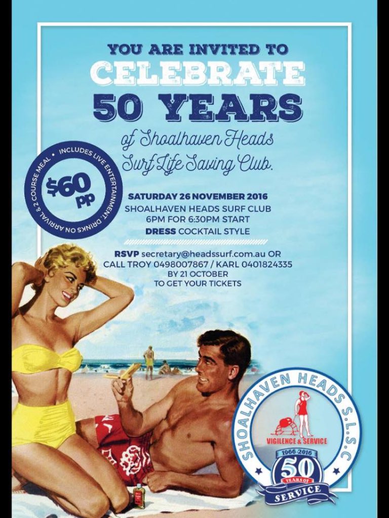 HeadsSurfClub's tweet photo. We are celebrating 50 years of service this season https://t.co/wAePICzbPf
