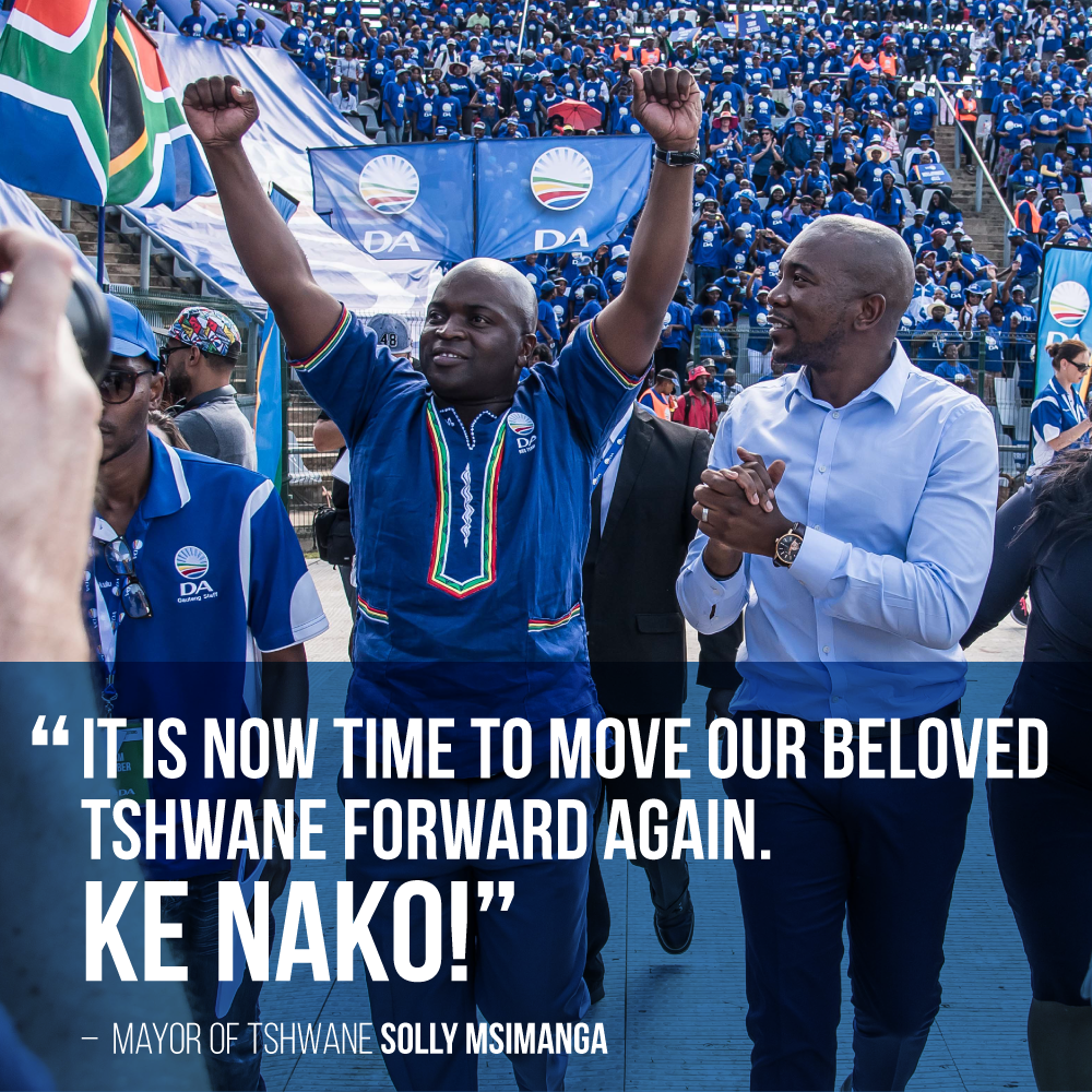 Today <a href="/MmusiMaimane/">Mmusi Maimane MP</a>, will continue his #BackToThePeople tour in the City of Tshwane!
