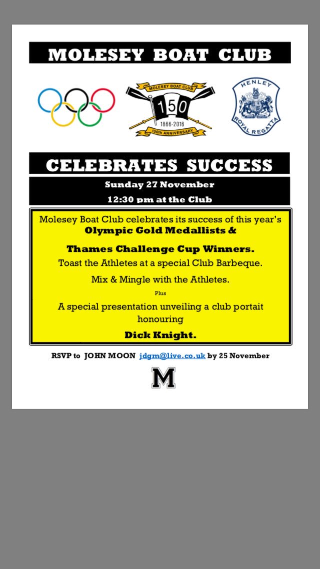 MoleseyBoatClub tweet picture
