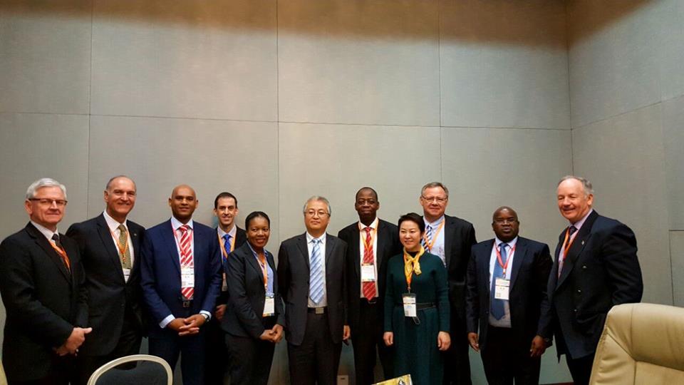 SA delegation meeting at AQSIQ, led by Councillor Silimela from SA Embassy in Beijing.