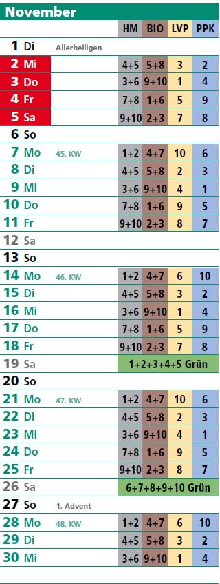 Morgen keine Abfallabfuhr in MG - Termine verschieben sich wegen Allerheiligen #denktdran #müllmg #späterraus https://t.co/gbhr2JE5vK