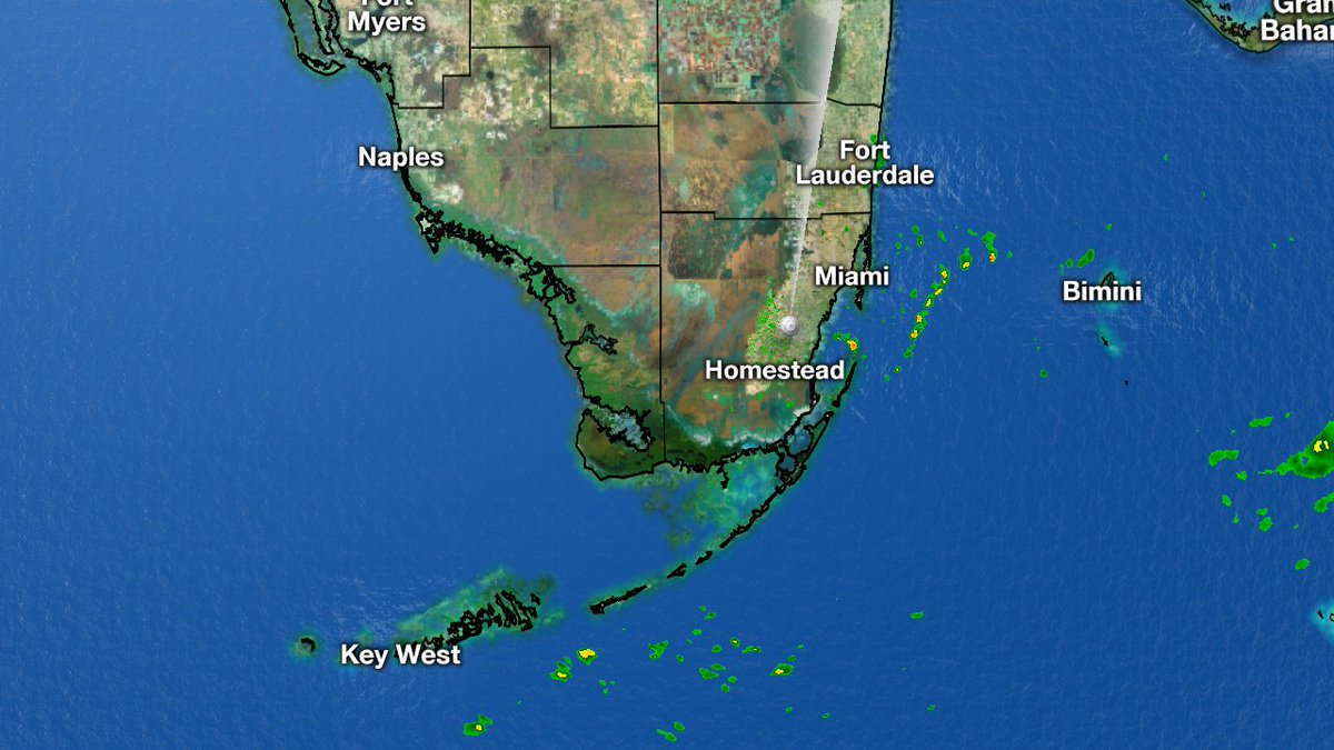 Some Spooky Showers offshore. Watch local10 to see if your forecast will be devilish. https://t.co/p9UuNUPAIF