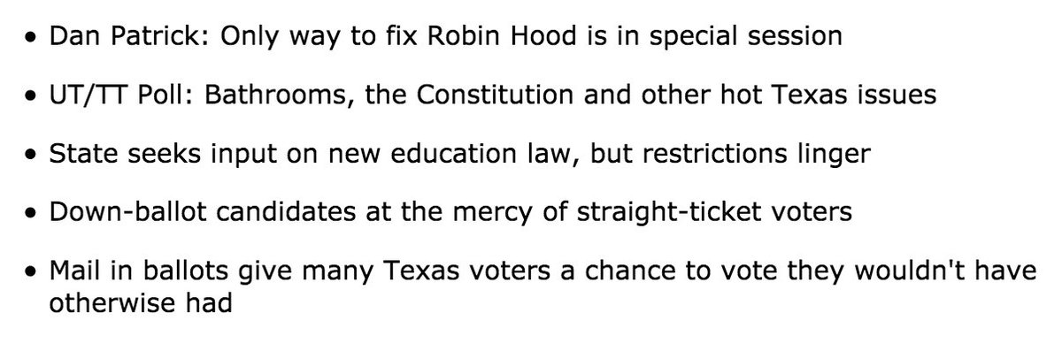 SayfieReviewTX's tweet photo. Sayfie Review Texas is live. Here's what TX politicos will be talking about today >> https://t.co/ZU4CvnucrR https://t.co/W4E5hL5QSh