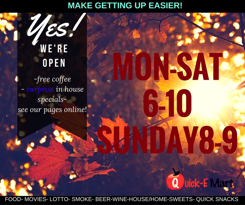 Drop in, see the changes, or check us out, there is always something special happening here:]  #be-prepared#G'morning#EXIT263#Ferndale