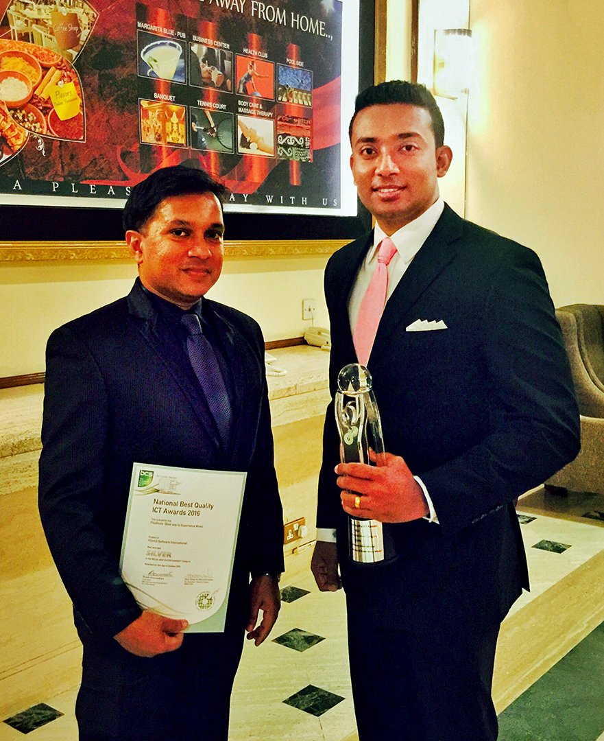 hSenidOutsource's tweet photo. @SachiWickramage led #hSenidOutsourcing for yet another victory at the British Computer Society #NBQSA 2016

#BCS #FlipBeats #hSenid https://t.co/zAlSbWriL7