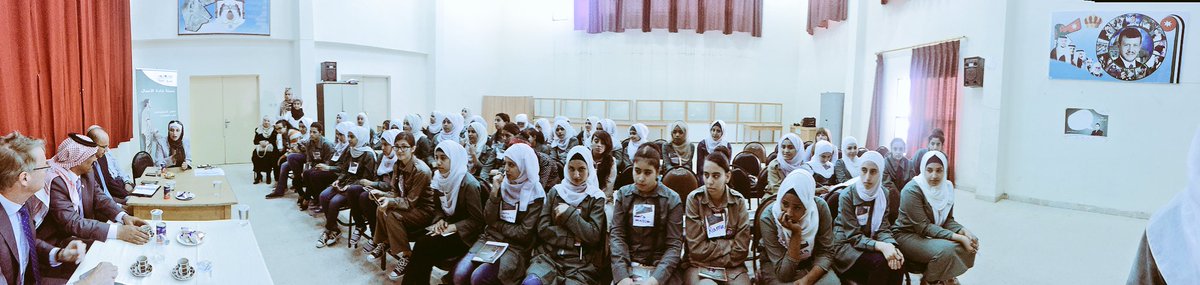 NLinJordan's tweet photo. #NLAmbvandenIJssel speaks to Princess Basma school students as part of @INJAZorg #BLC talks. #Madaba #youth #NLinJO https://t.co/Hev0ElkVY8