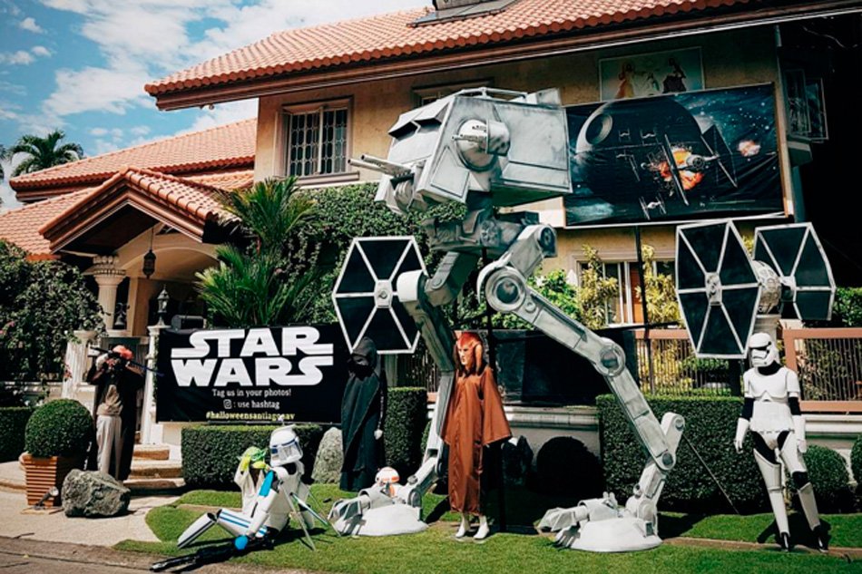 Star Wars Decorated Halloween Viral Star Wars Decorated House