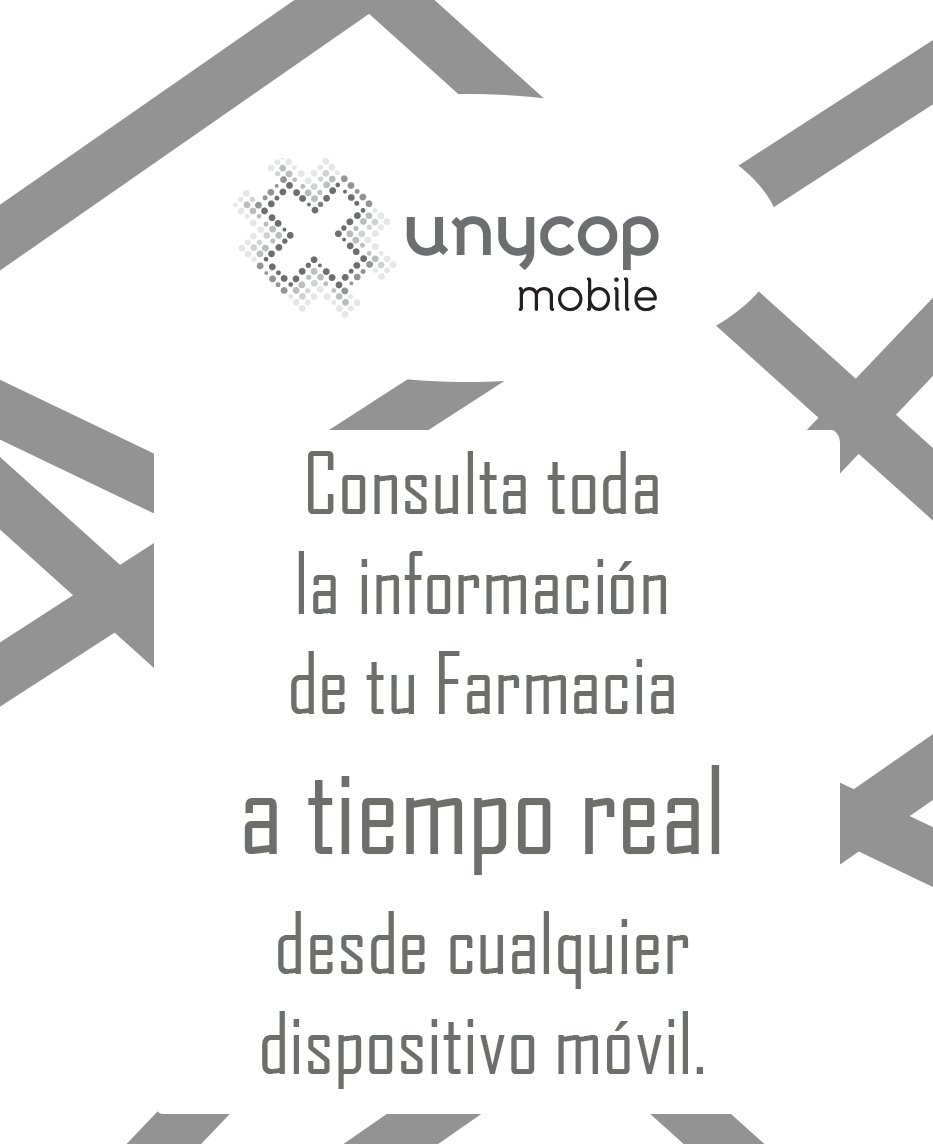 Unycop's tweet photo. Disfruta del puente sin perderte nada de lo que pasa en tu Farmacia con #UnycopMobile https://t.co/oHOZTGYKBC #PresumedeFarmacia https://t.co/XRRsKzVksw
