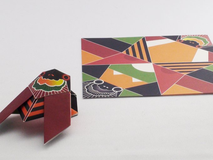 東京キッチュ おりがみ 古典シリーズ は 鶴 亀 烏 蝉 蛙 兜 福助の７タイプが入った折り紙キット どれも縁起 の良いモチーフと柄が特徴 古くから親しまれてきた折り紙を更に楽しくしてくれる一品 T Co Ankskuaxoj Cochae コチャエ