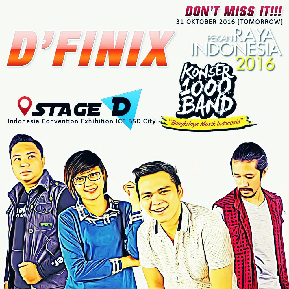 Halo guys <a href="/Finixious_ID/">Finixious Official</a> jangan lupa malam ini kita seru2an bareng ya <a href="/ice_bsd/">ICE BSD CITY</a> di acara <a href="/PekanRayaID/">pekanrayaid1</a> #konser1000band see you guys