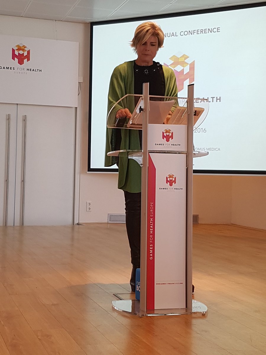 The conference has begun! Opening speech by the Dutch princess Laurentien van Oranje #GFHEU ^KJ