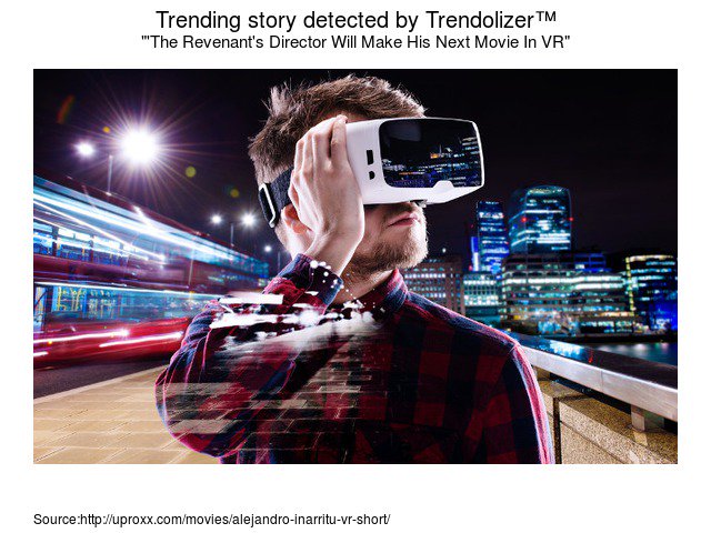 Virtualitizer's tweet photo. 'The Revenant's #Director #WillMake His Next Movie In VR #virtualreality https://t.co/ed6Ph1klGM https://t.co/3AhWt05oza