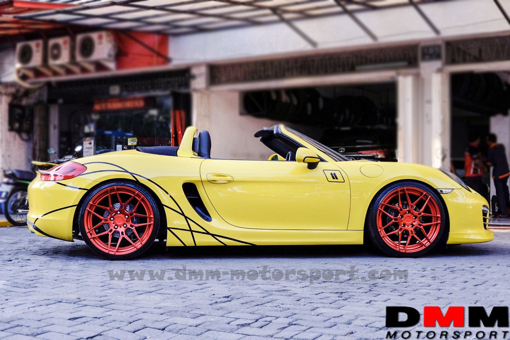DMMMotorsport on Twitter "Porsche Boxster Rims ADV7MV2CS Hidden Hardware in matte candy red