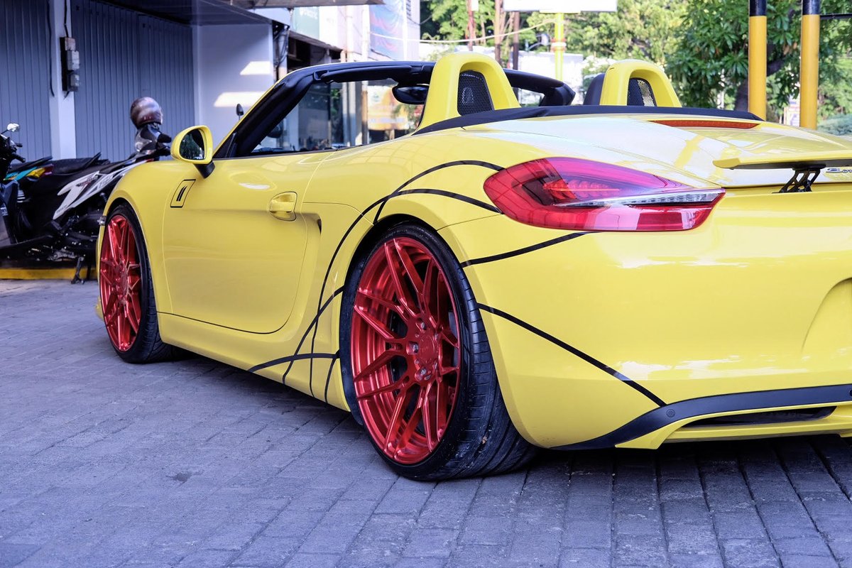 DMMMotorsport on Twitter "Porsche Boxster Rims ADV7MV2CS Hidden Hardware in matte candy red
