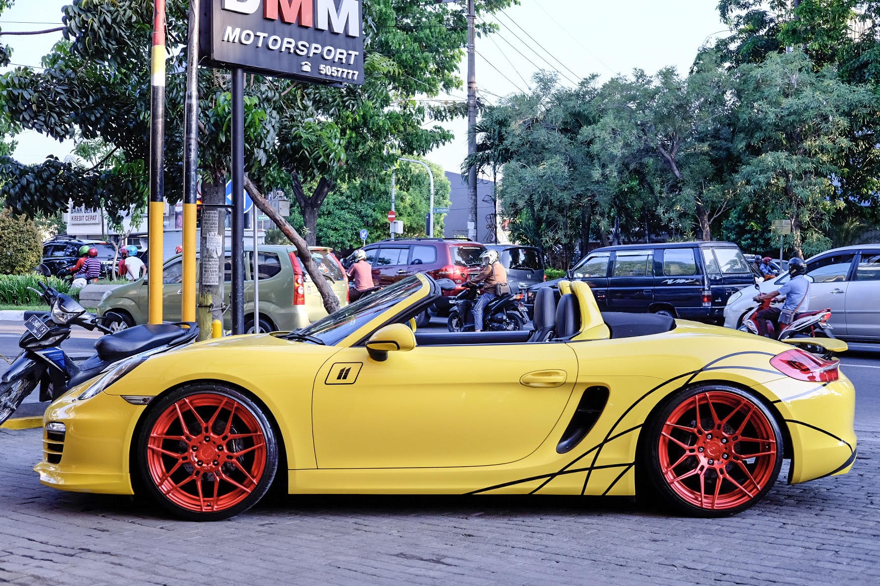 DMMMotorsport on Twitter "Porsche Boxster Rims ADV7MV2CS Hidden Hardware in matte candy red