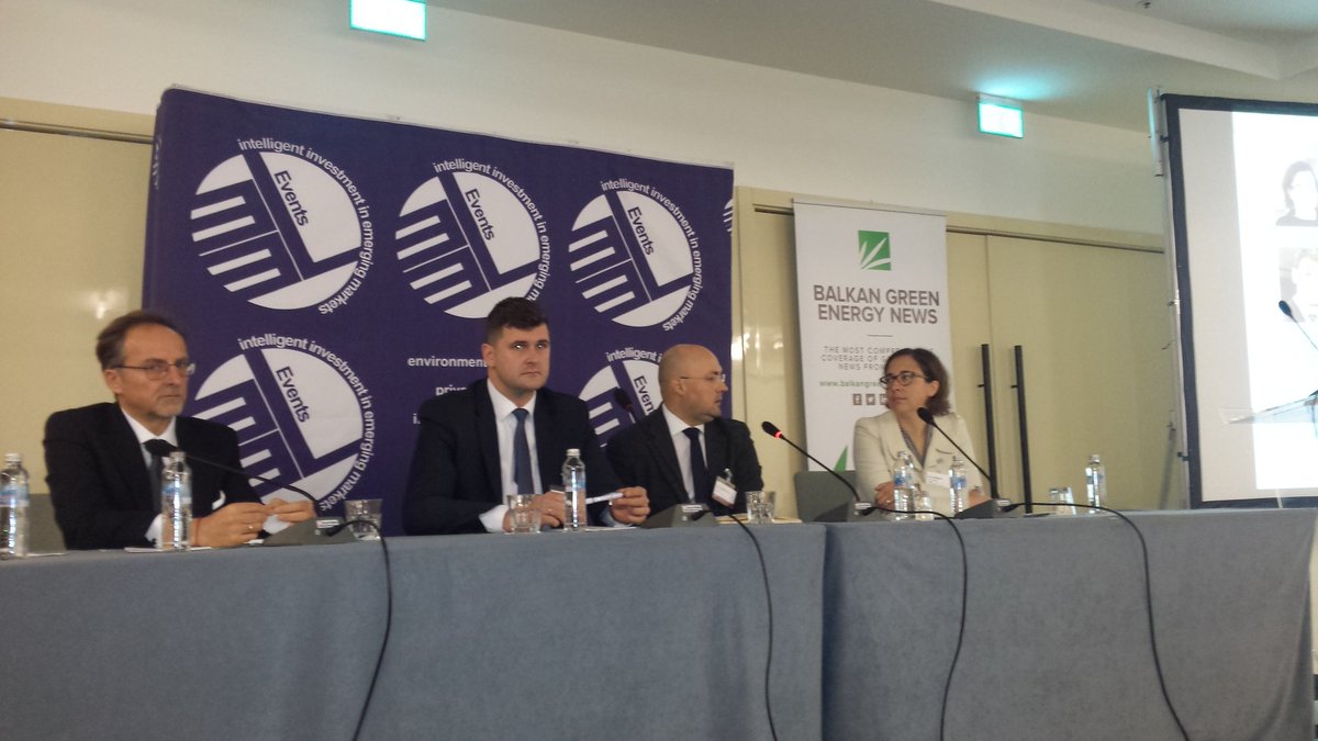BalkanGreEnNews's tweet photo. Panel discussion #RenewableEnergy in the Balkans today:Carrie Walczak from #GreenforGrowthFund, Dragoljub Cibulic BDK law office #BEFF2016 https://t.co/fkduwUcLNt
