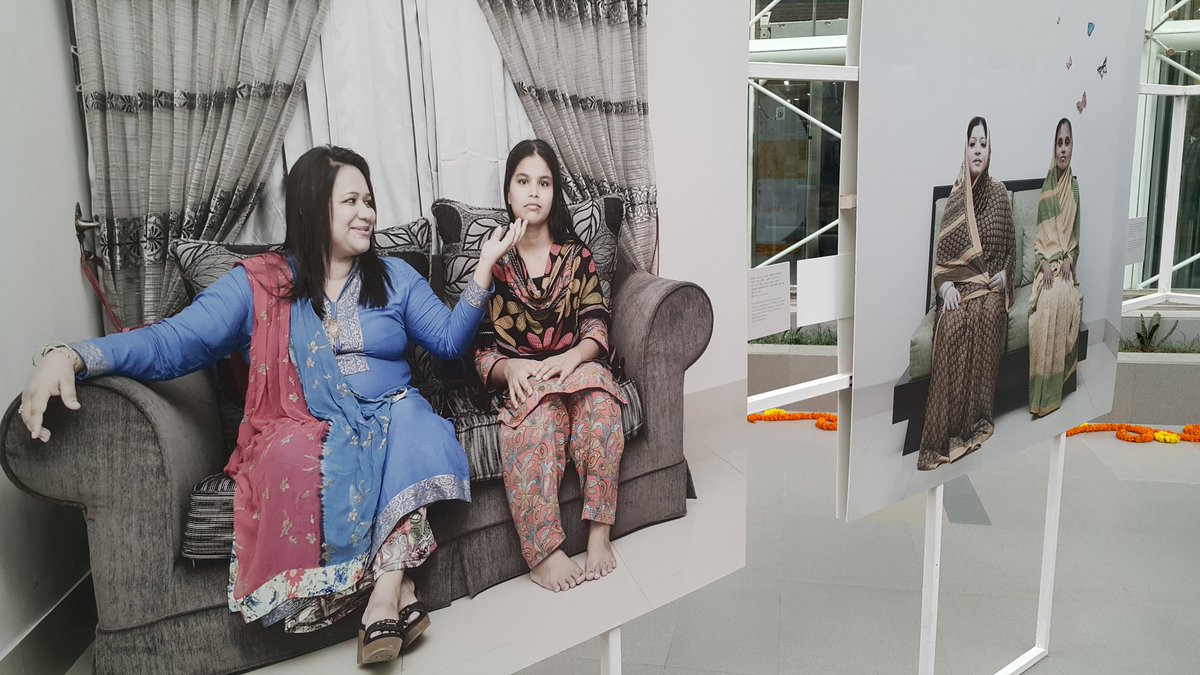 aroonkarki's tweet photo. Maidservant &amp; Mistress sharing the same sofa for a foto.Showcasing class difference via. #photography Jannatul Mawa @photoktm #photoktm2016 https://t.co/bR9HOlI9D3