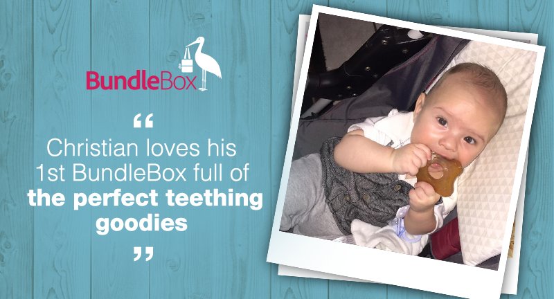 BundleBoxSA's tweet image. "Christian loves his 1st BundleBox full of the perfect teething goodies” 

Get your BundleBox here: bit.ly/1oj0h07