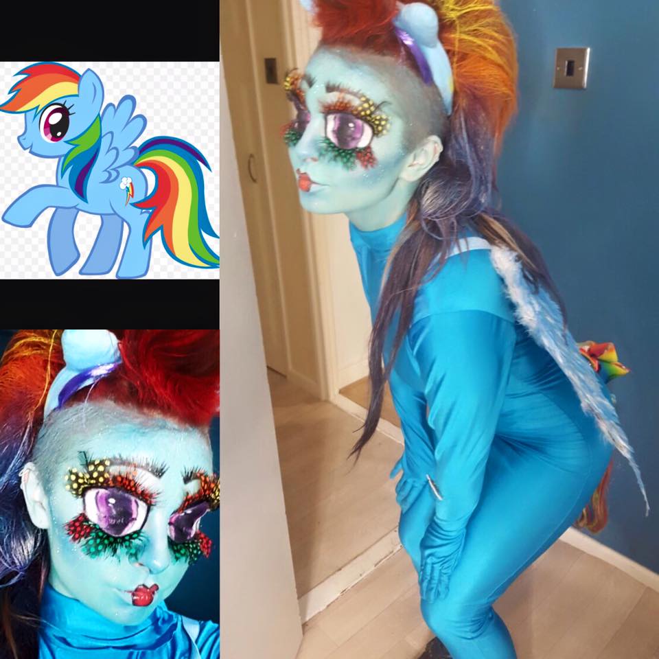 CiaraDalyMakeup's tweet photo. Halloween transformations here at the studio! #halloweentransformations #halloweenmakeup #makeupacademy #mylittlepony https://t.co/mnenn4zVIs