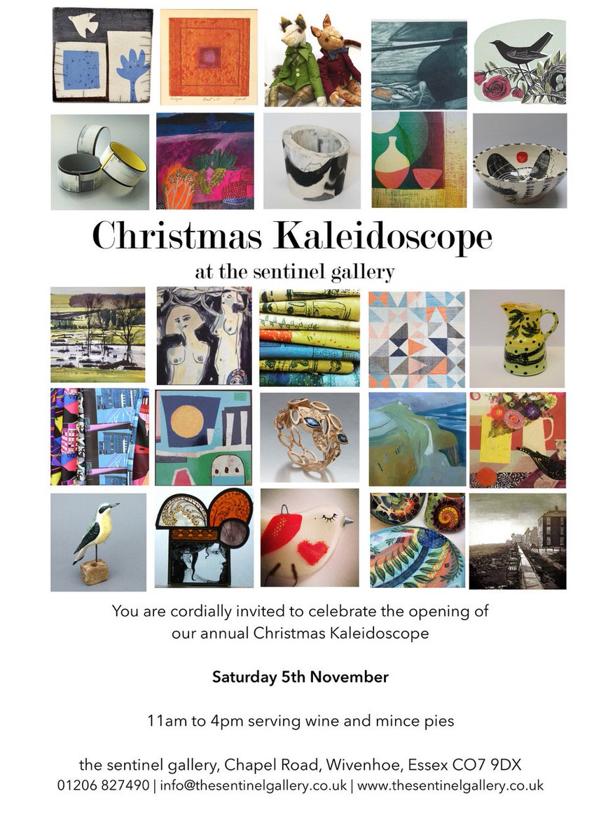 The pots will be taking part in this years Christmas Kaleidoscope show at @TheSentinelG. Private view this Saturday 5th November!