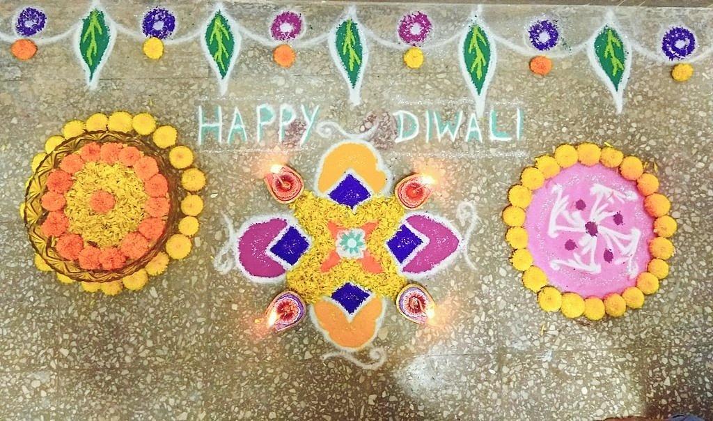 @airvistara credits to my #OfficeColleagues for this wonderful rangoli.#HumaariDoosriDiwali @airvistara