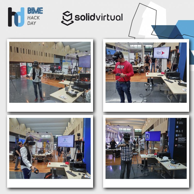 solidvirtual's tweet image. #SolidVirtual participa en @bimehackday que tuvo lugar en el #BEC, una jornada en la que pudisteis disfrutar intensamente de la tecnología.