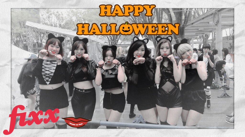 fixx_official's tweet photo. ハッピーハロウィン🎃사뿐사뿐踊った時の写真をハロウィン風にw🐾明日から11月！もうすぐCHEMIKKE！！！チケットまだまだご予約承り中です♡BATS×fixxのコラボお見逃しなく♡♡♡ https://t.co/o9YWLdPiOz