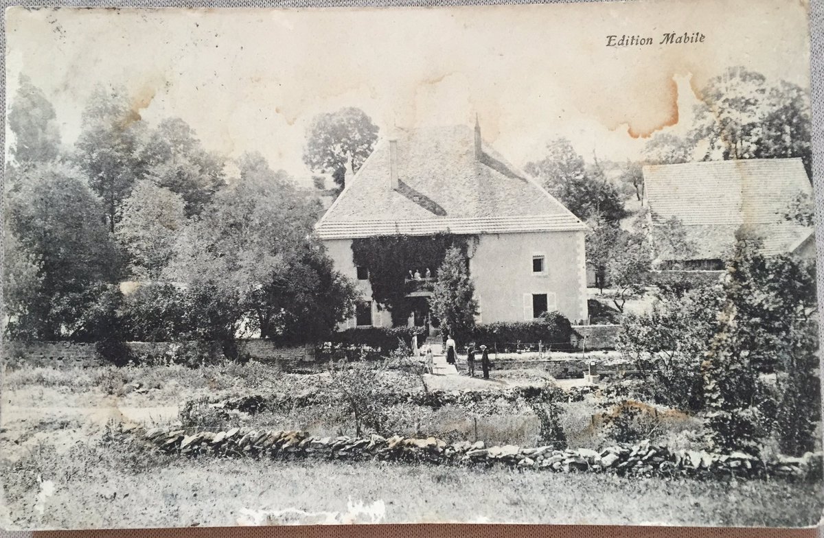 PostcardHistory's tweet photo. #postcardhistory #bw #mabile @FamilyMemory #house #godefroy #hopelouray #louray #keavil #dunfermline #fife #france #francais #scotland https://t.co/S2isInDW8U