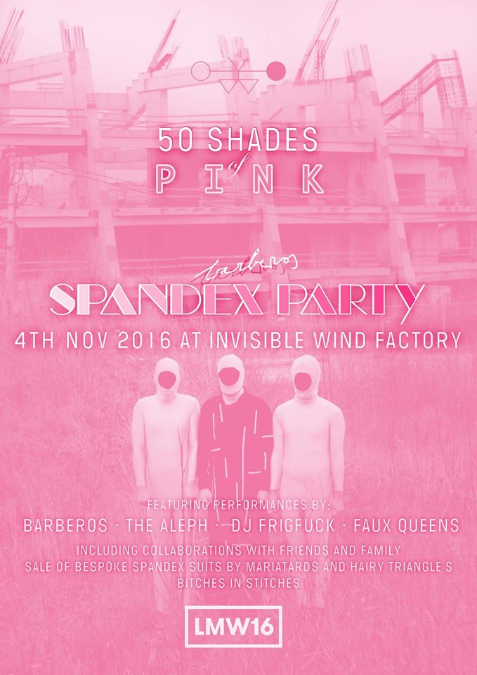 .<a href="/itsBarberos/">Barberos</a> hold an album-play-thru throwdown on Friday after Clinic, aPAtT et al. It's £6 all in for BOTH gigs! : bit.ly/SpandexParty