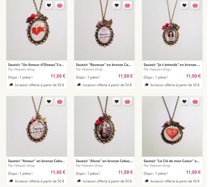 Heaven_S_Shop's tweet photo. Vous recherchez un collier ?
https://t.co/NJXav8zgQr

#collier #bijoux #bijouxtendance #DIY #loisirscreatifs #loisir #loisirs #jewellery https://t.co/bumjFOmV3Q