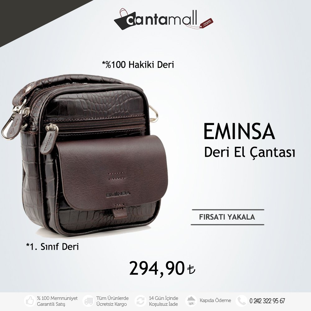 cantamall's tweet photo. Eminsa 6053 Erkek Deri Portföy El Çantası Sadece #Cantamall'da.
https://t.co/Ct180vyzUH https://t.co/rQnCDQWn6E