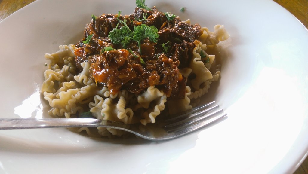michaelthebaker's tweet image. Latest pasta dish.  Fresh reginette with venison ragu.  From forest and farm.  #provenence @graphic_foodie @DanSaladinoUK @LewesNibbler