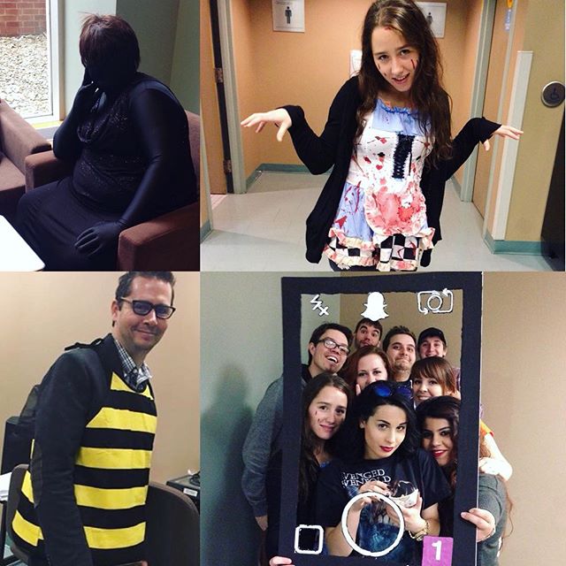 Adv529's tweet photo. Happy Halloween from some of our staff and students at the downtown campus! 👻 https://t.co/BStidYs2My