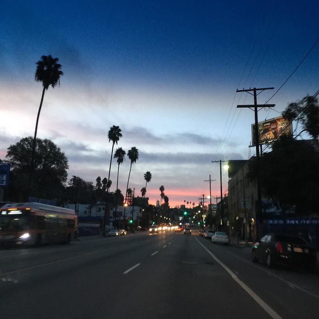 PBSSoCal's tweet photo. Sunset Blvd on #Halloween morning! #BeMoreSoCal #LAstory #discoverLA #surfacestreets https://t.co/rdZNEcGg6r https://t.co/MtHJZb4ZWs