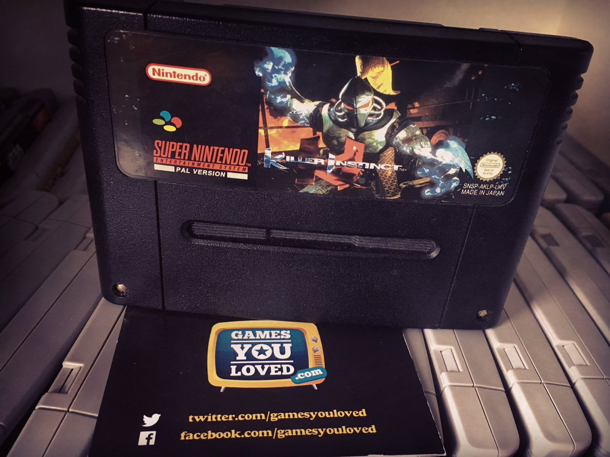 gamesyouloved's tweet image. Lining up for later 💀

Killer Instinct #halloween #retrogaming