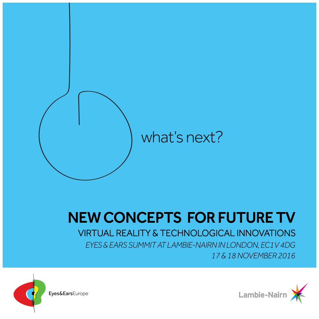 LambieNairn's tweet photo. #Innovation summit on #future of #content creation &amp; consumption. Hear from the best: #RedBull, #arte, #prosieben https://t.co/HPneAfY4QV https://t.co/slOYRzIjLU