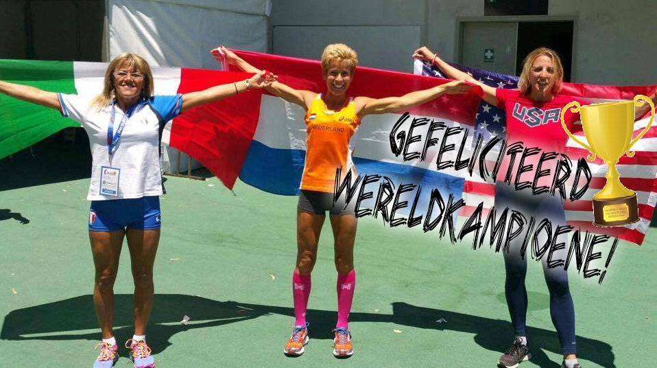 Wij feliciteren <a href="/NicoleWeijling/">Nicole Weijling</a> met haar gouden medaille tijdens de Master Games atletiek in Perth, Australië🏆🎊! #proudsponsor <a href="/TeamThuijs/">Team Thuijs</a>