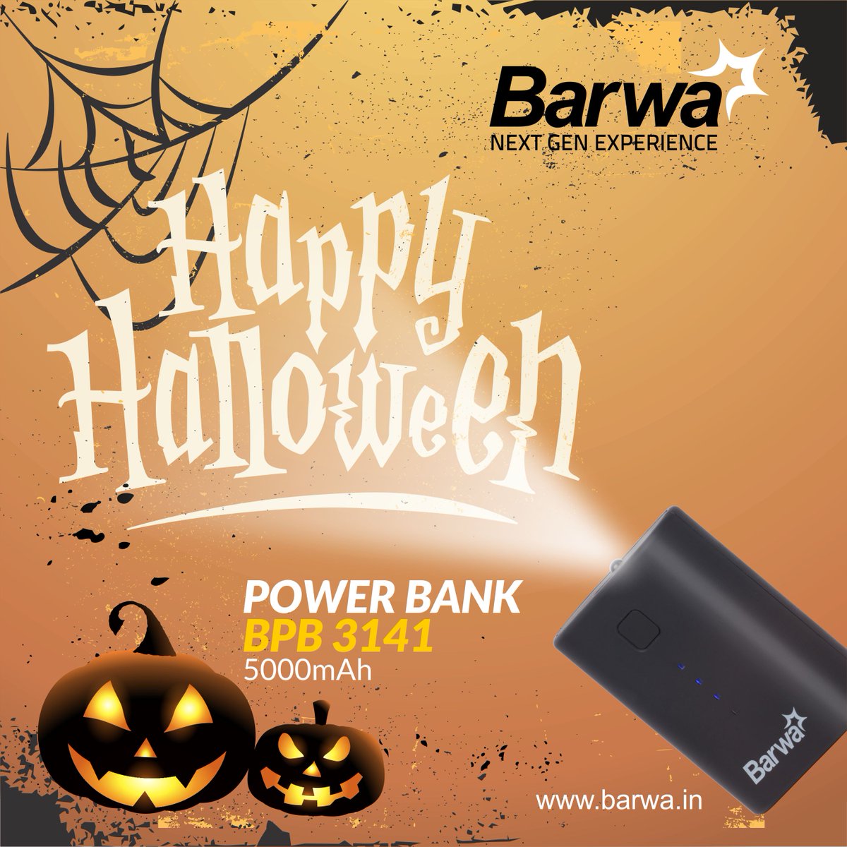 BarwaMobile's tweet photo. Avoid dark alleys and monsters this #Halloween with the Power Bank and flashlight combo! https://t.co/AwrXXBKcLI