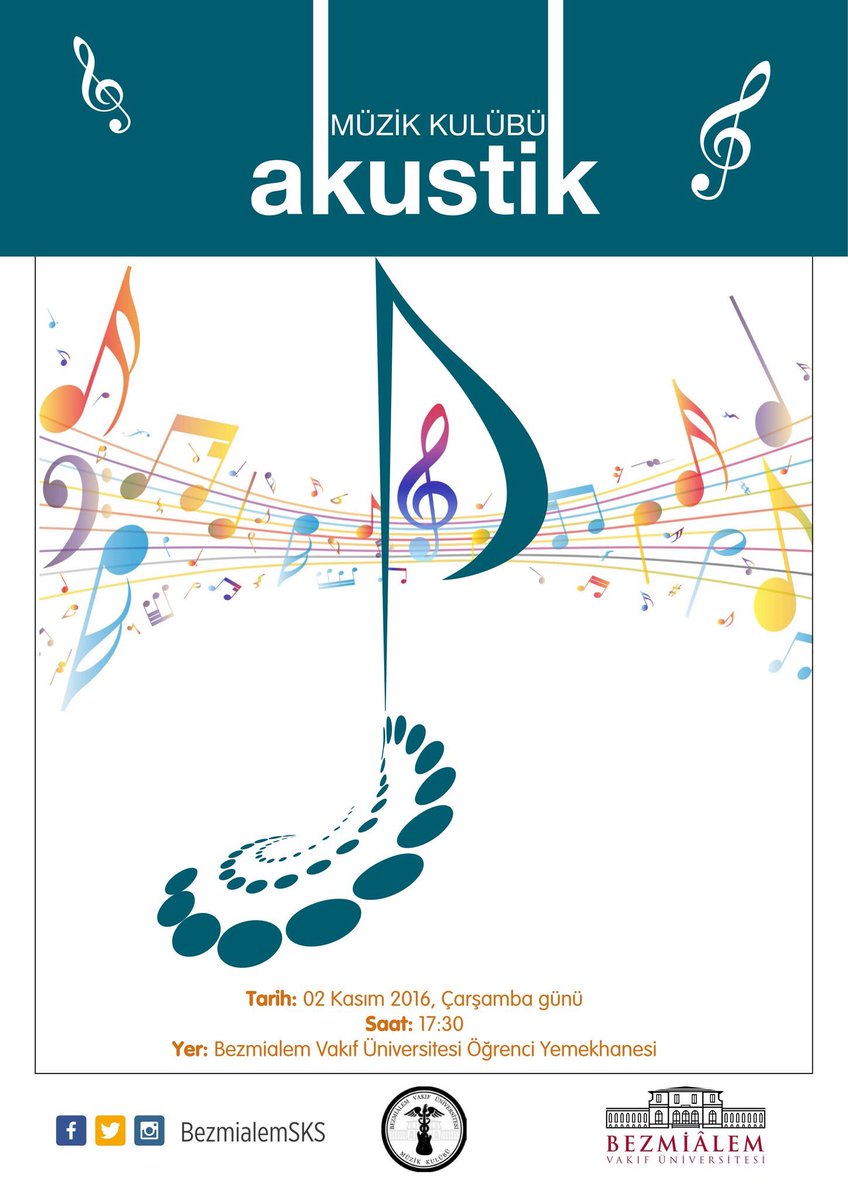 bvumuzik's tweet photo. 2 Kasım ÇARŞAMBA günü, 17:30'da VATAN KAMPÜSÜ ÖĞRENCİ YEMEKHANE'sinde bildiğiniz etkinlik!!! Birbirinden güzel parçalarla karşınızdayız 😌😏 https://t.co/SY03pYKIef