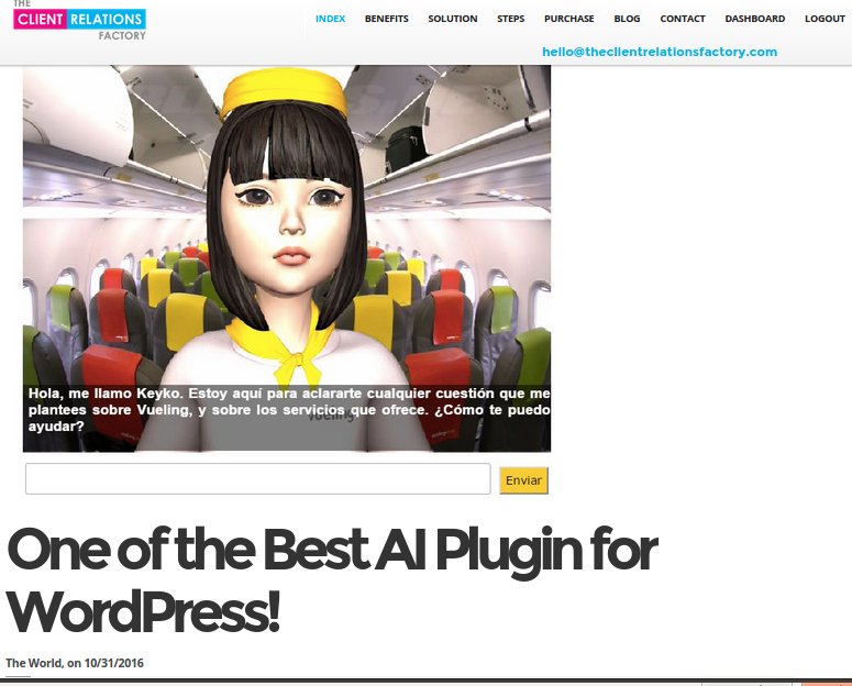 tico222222's tweet image. Get your own Virtual Robot now!. Read the blog post by theclientrelationsfactory.com!
#robots #virtualrobots @HispaRob @Sparking2gether