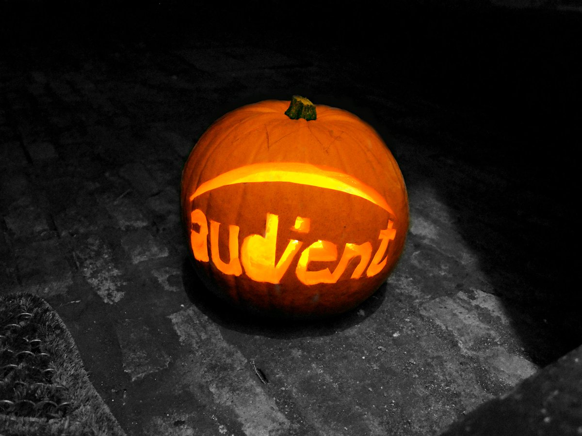 Happy Halloween from Audient! #Halloween #pumpkin