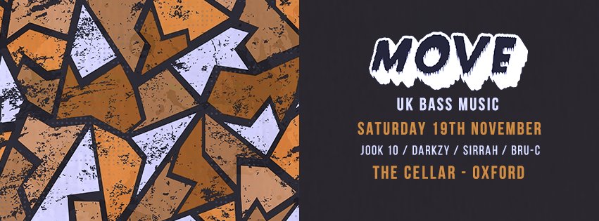 Bassline, Garage, Grime at <a href="/moveoxford/">move</a> 9th Nov cellaroxford.co.uk/event/move-2