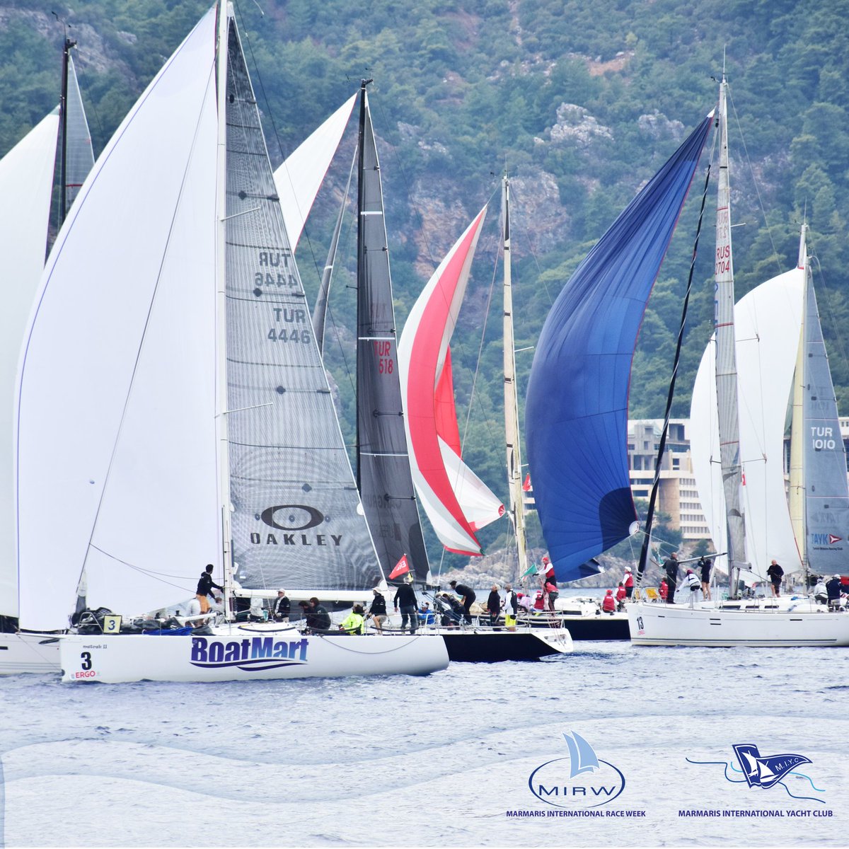 TheRaceWeek's tweet photo. Yarış tüm hızıyla devam ediyor... .#therace #mirw #miyc #marmarisraceweek #marmarisinternationalyachtclub #marmarisinternationalraceweek https://t.co/95sph4T54K