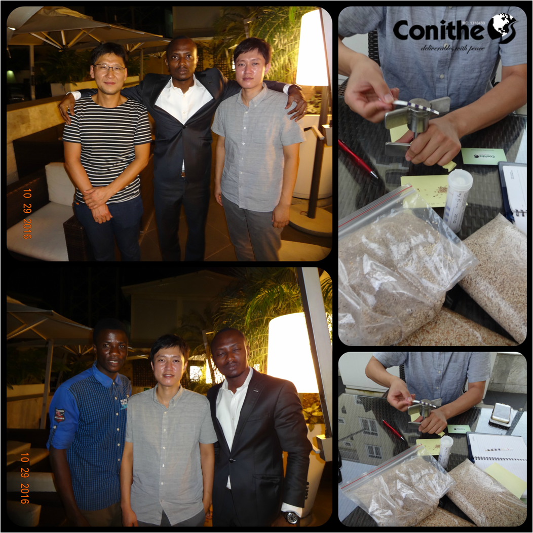 ConitheLimited's tweet image. Successful meeting with the South Korean delegate regarding pure white sesame seeds.